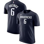 Nike Youth Dallas Mavericks Kristaps Porzingis #6 Dri-FIT Statement Navy T-Shirt