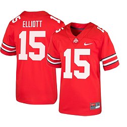 Nike Youth Ezekiel Elliott Ohio State Buckeyes #15 Scarlet Replica Football Jersey