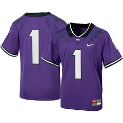 Nike Youth TCU Horned Frogs #1 Purple Replica Football Jersey