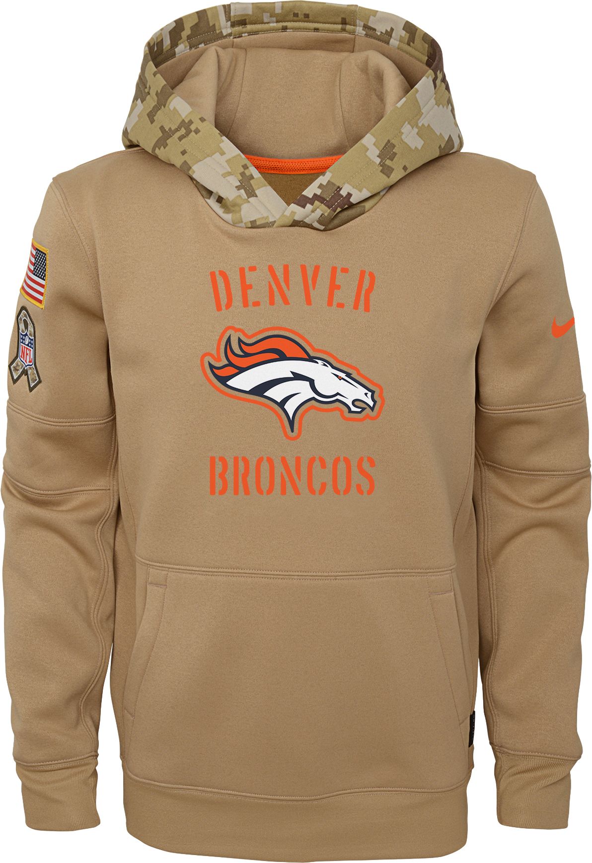 denver broncos support the troops hoodie