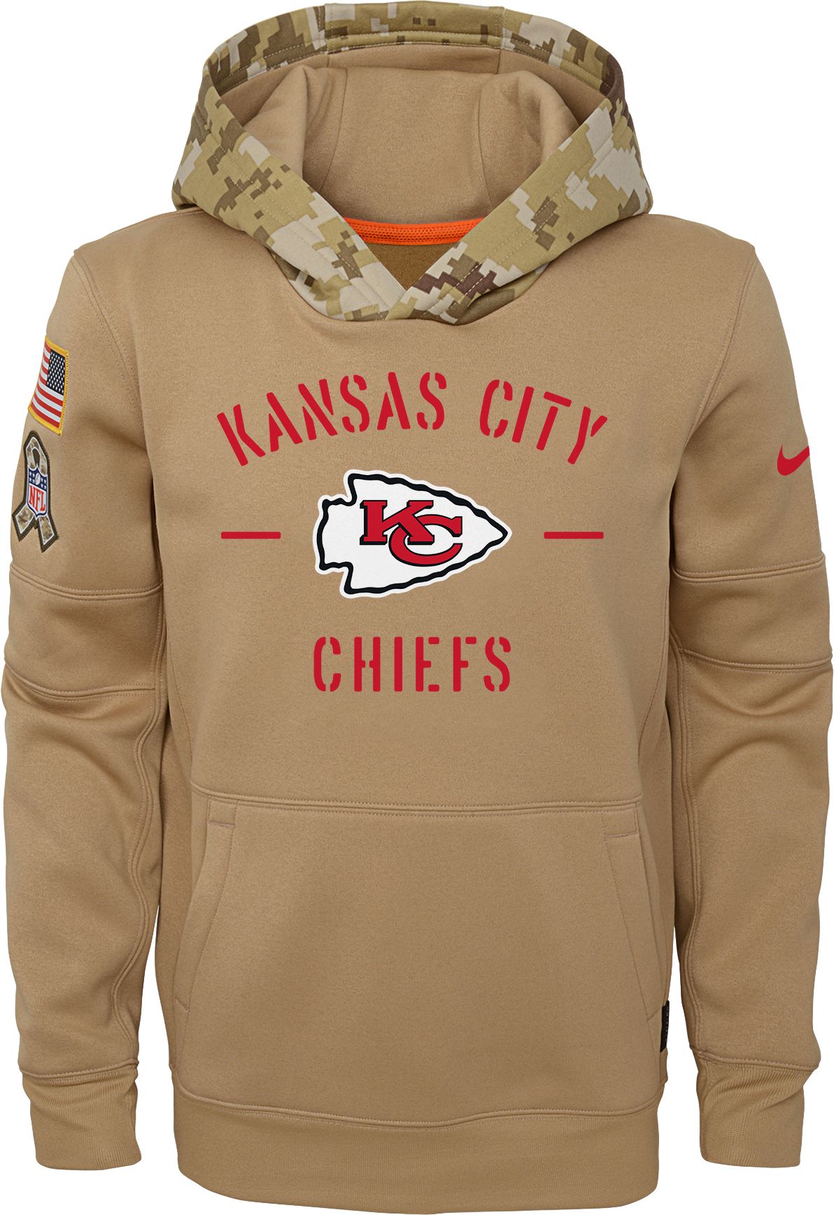 salute to service chiefs hoodie