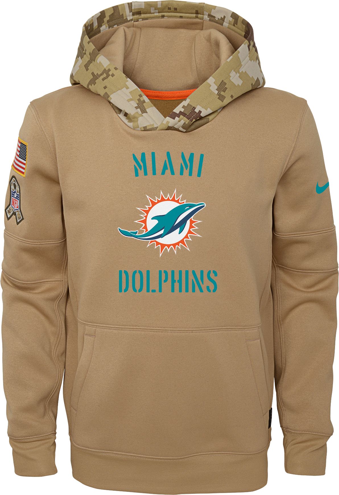 miami dolphins camo sweatshirt