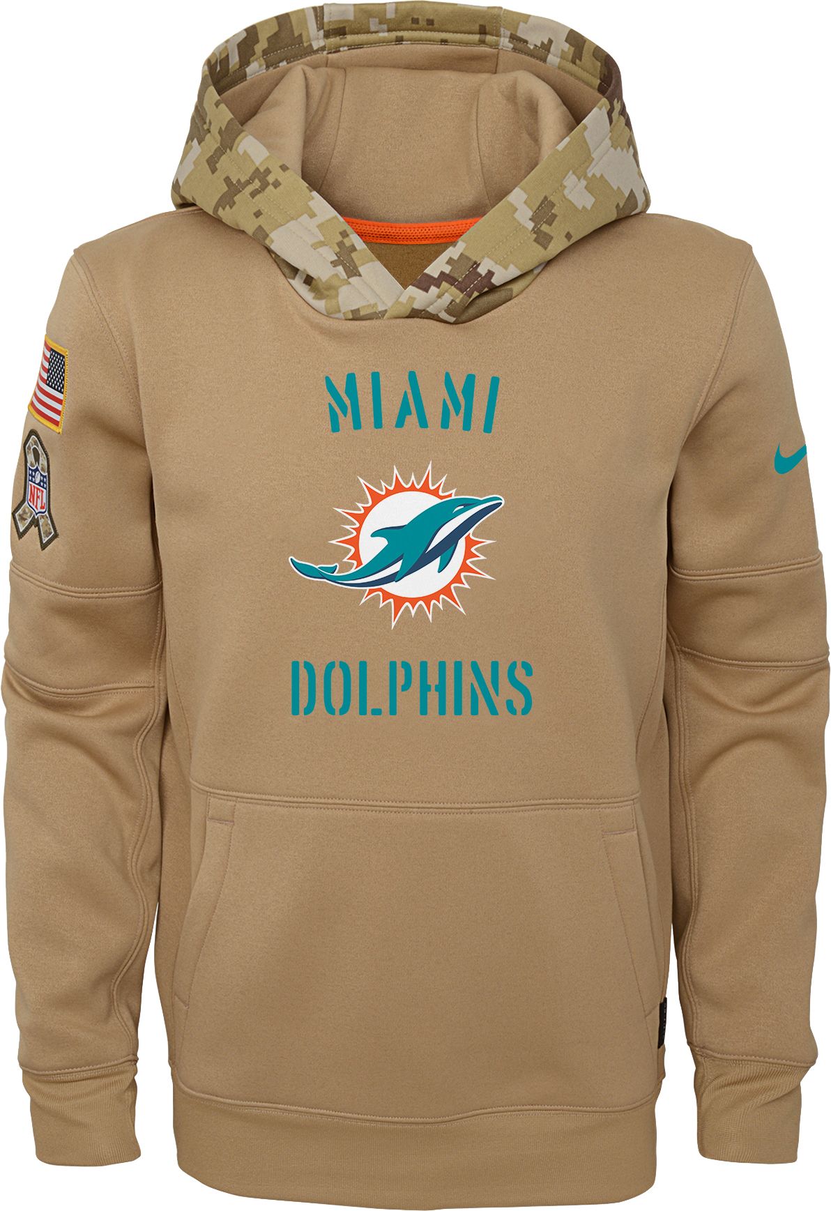 dolphins camo hoodie