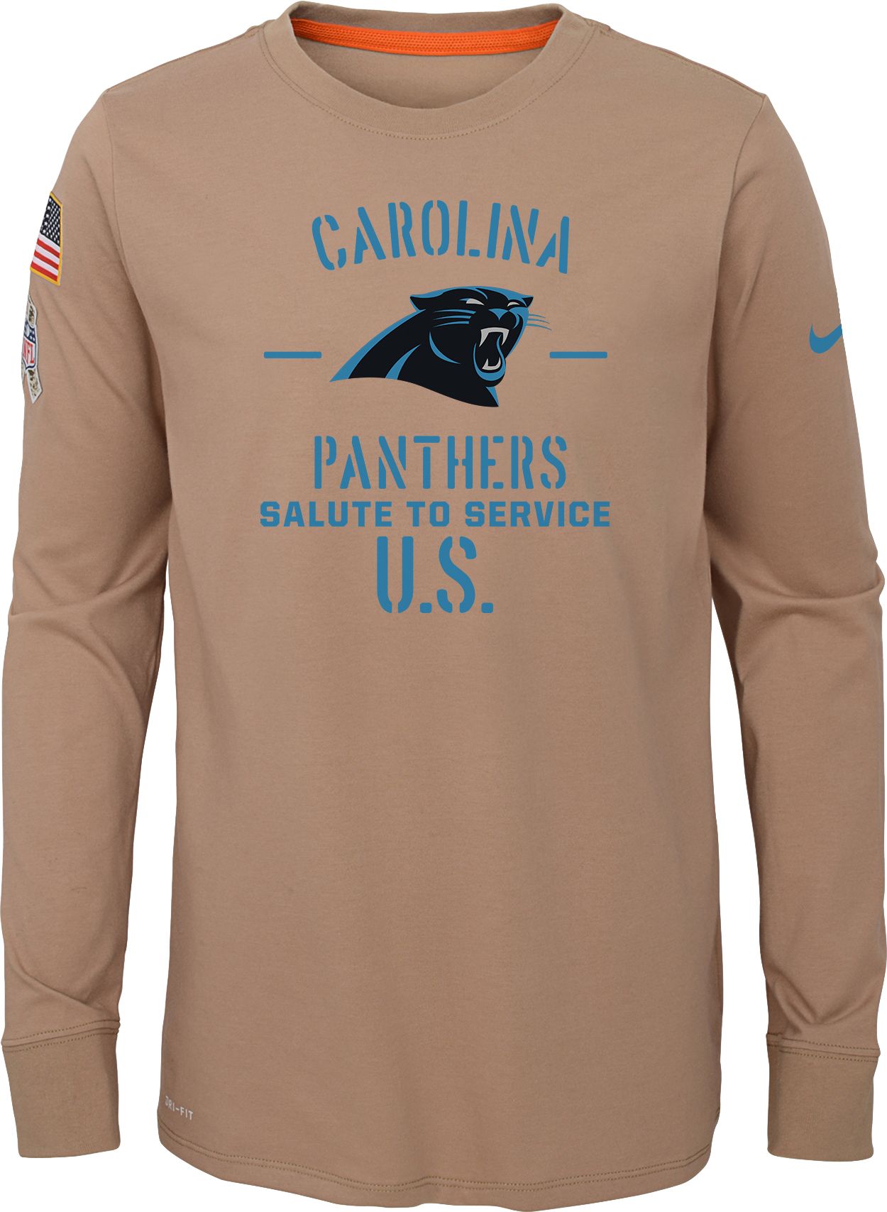 carolina panthers long sleeve shirt
