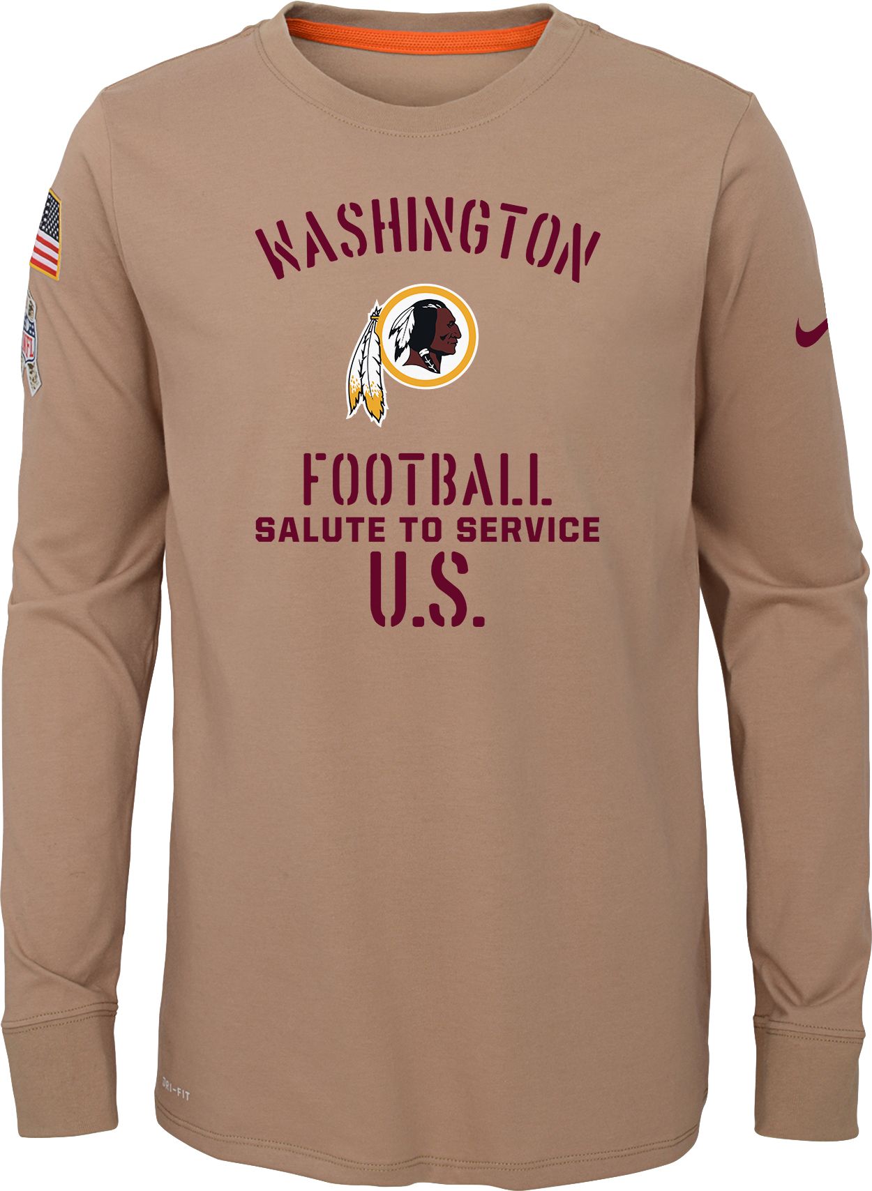 redskins long sleeve shirt