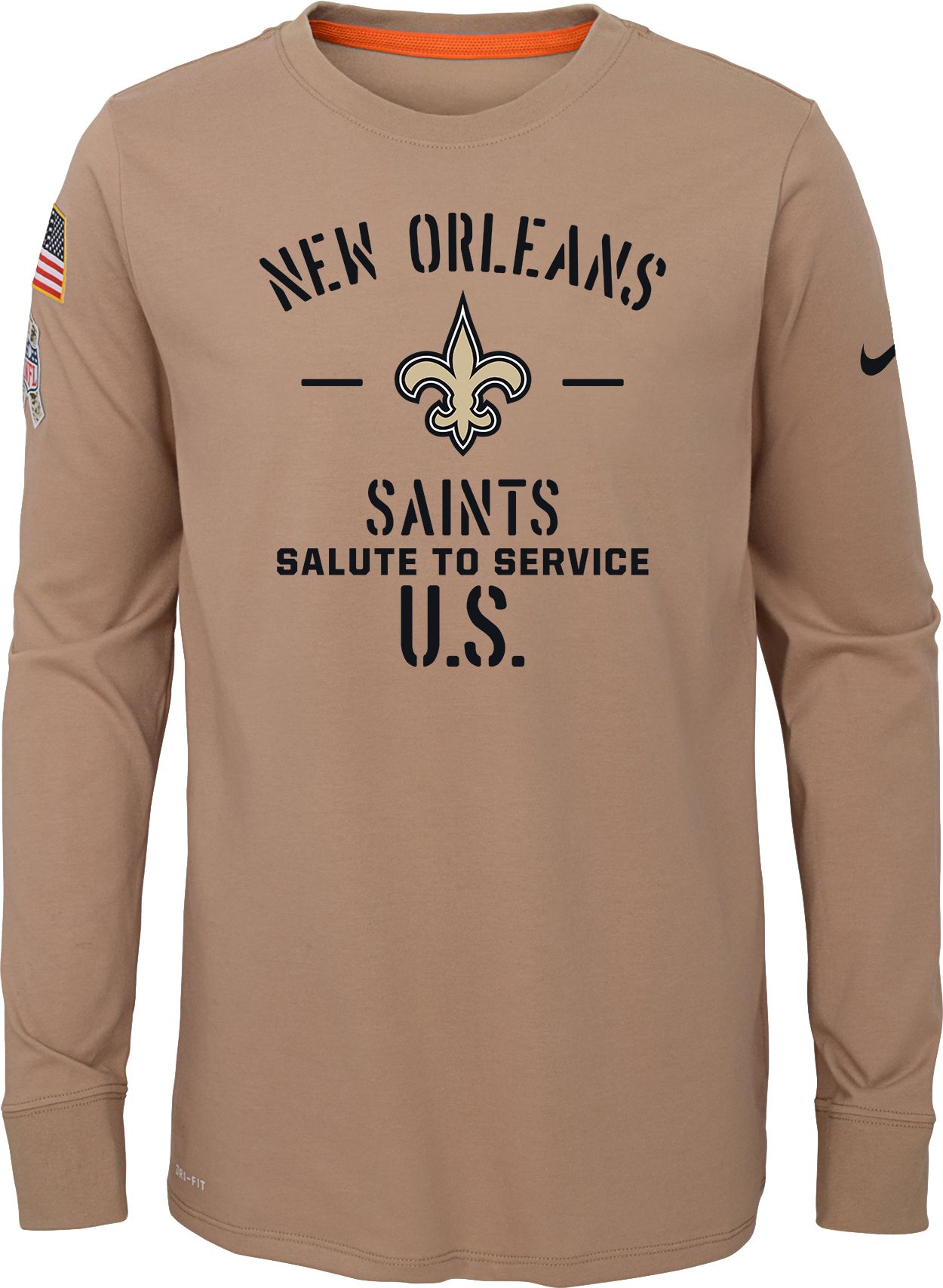 saints dri fit long sleeve