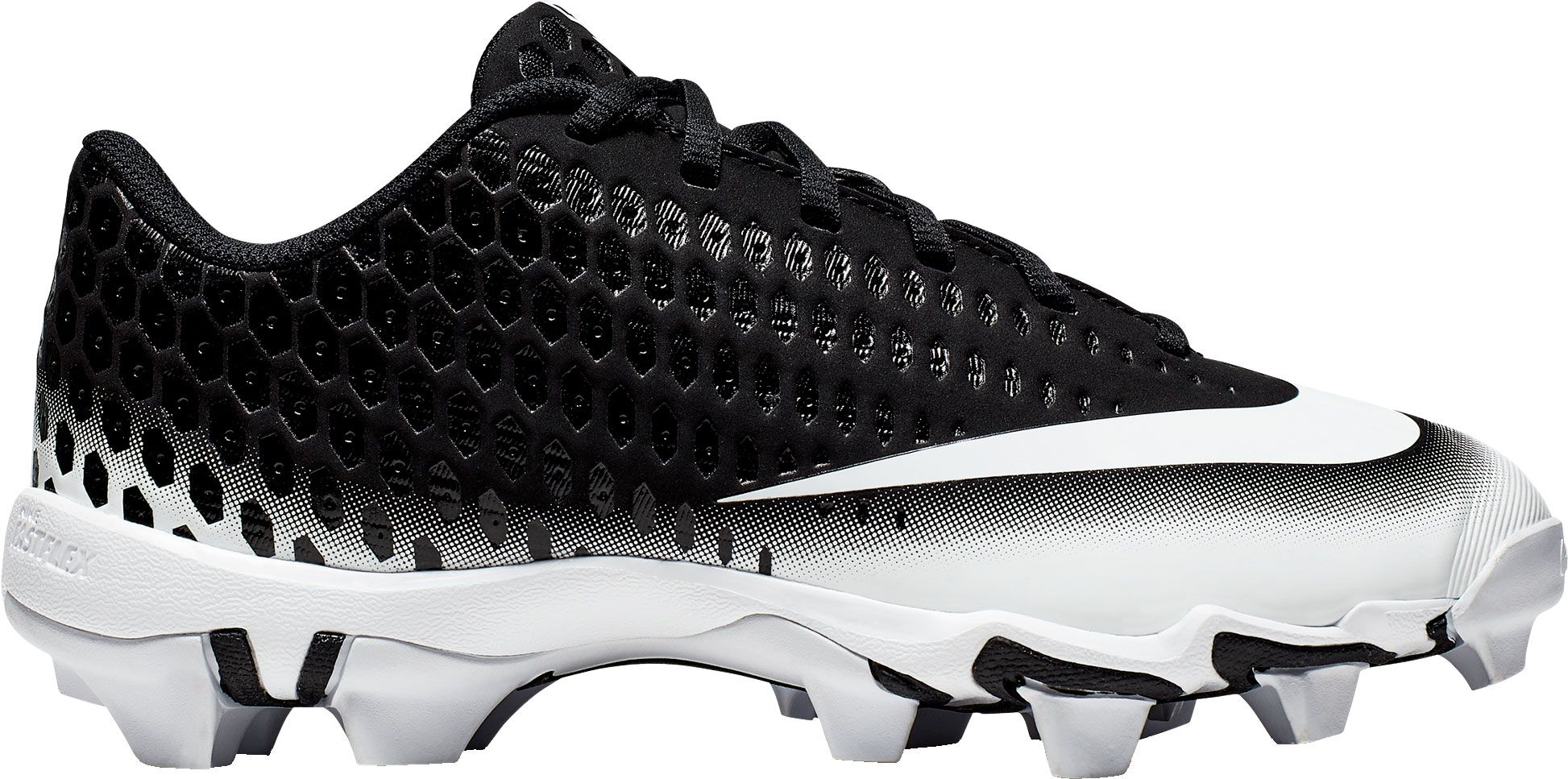 Nike Lunar Vapor Ultrafly Elite 2 Men's Cleat, White/Black, 14 D(M