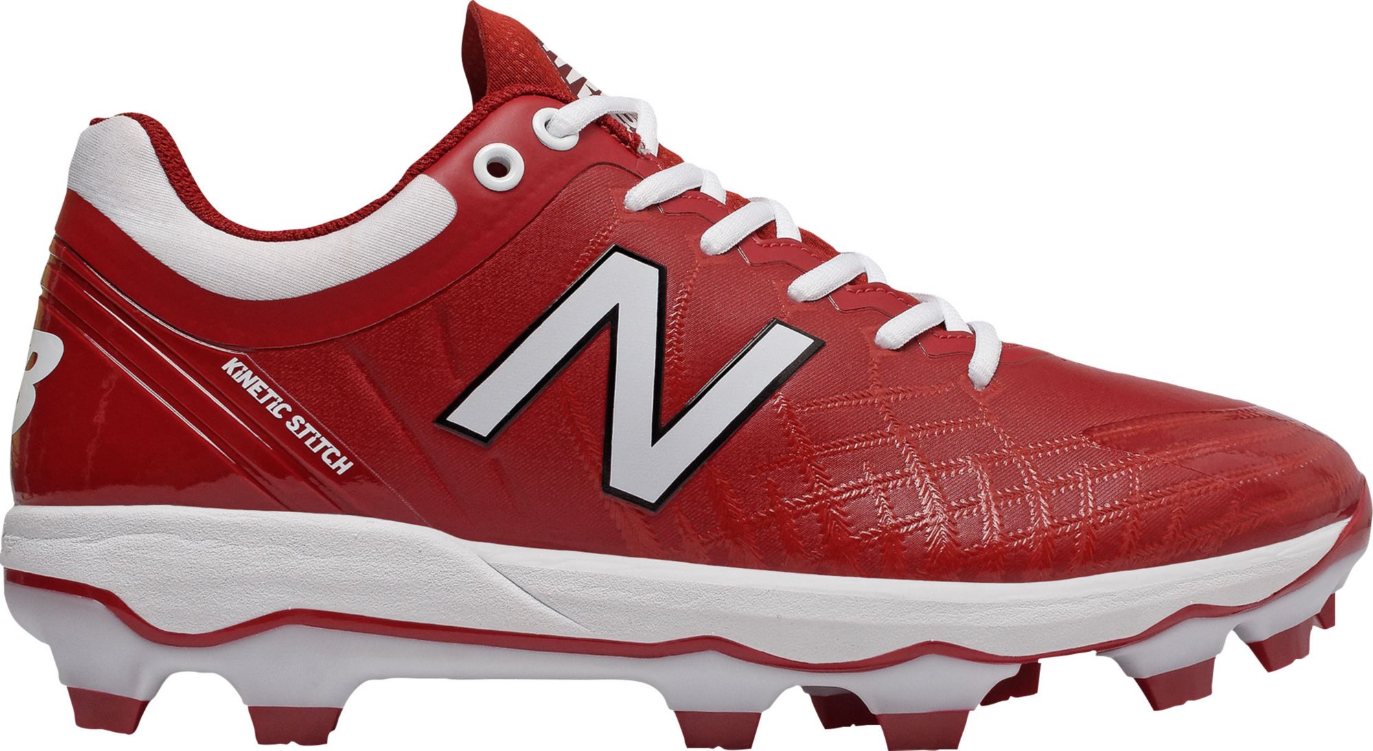 red new balance baseball cleats