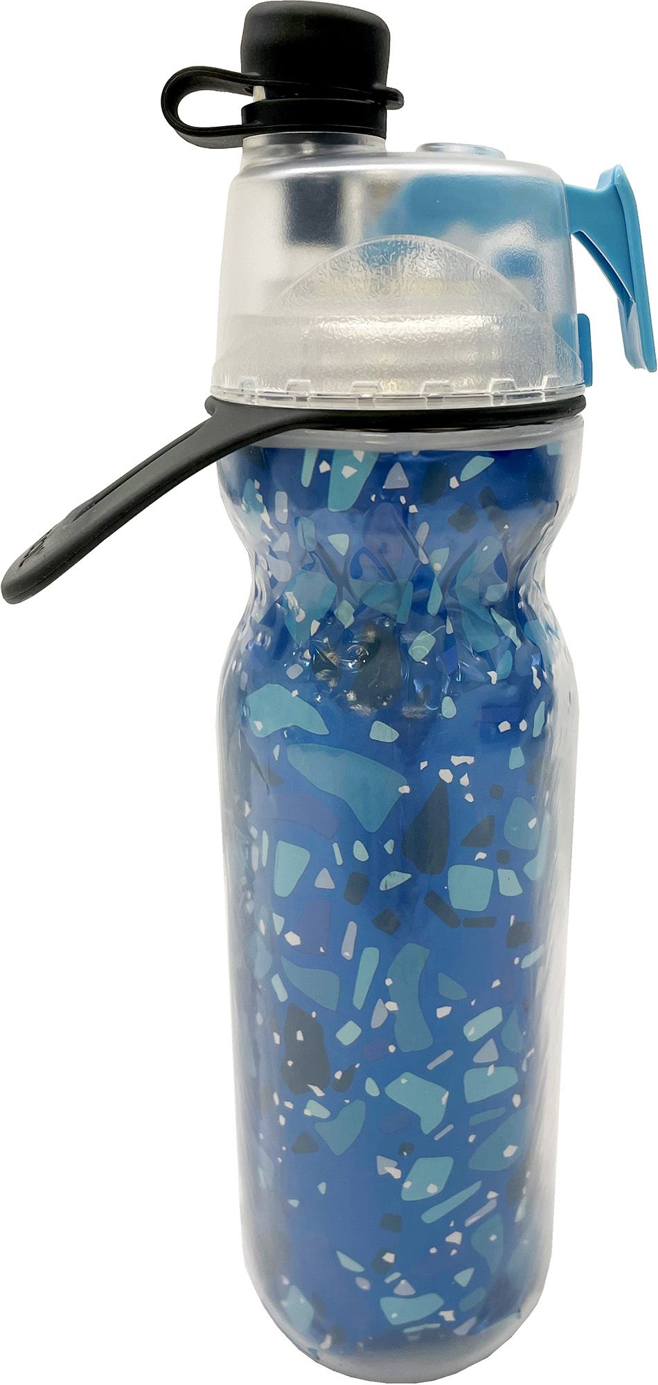 O2COOL Mist N' Sip® Water Bottle for Drinking and Misting - Blue