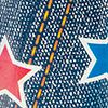 Patriotic Denim Stars