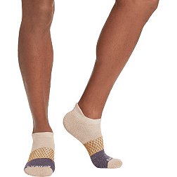 Shop Bombas Heathered Striped Ankle Socks