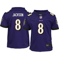 Nike Toddler Baltimore Ravens Lamar Jackson #8 Purple Game Jersey