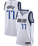 ZRHZB Dallas Mavericks #77 Luka Doncic Herren Retro Basketball Uniform Sommersport Trikot Basketballhemd Klassisches T-Shirt 
