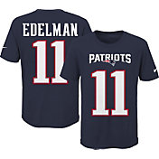 Nike Youth New England Patriots Julian Edelman #11 Pride Player Navy T-Shirt