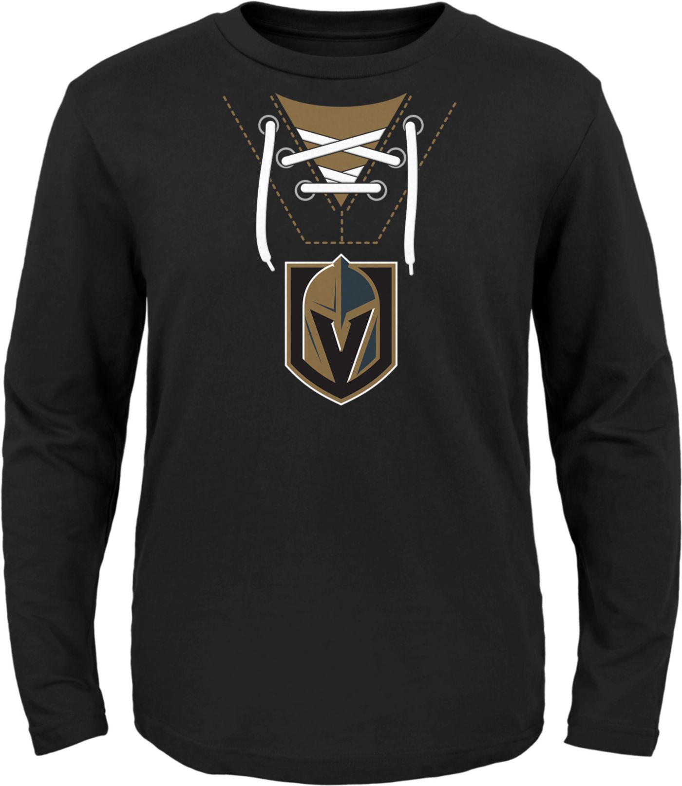 Download NHL Toddler Vegas Golden Knights Mock Jersey Black Long ...