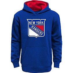 NHL Youth New York Rangers Prime Fleece Royal Pullover Hoodie