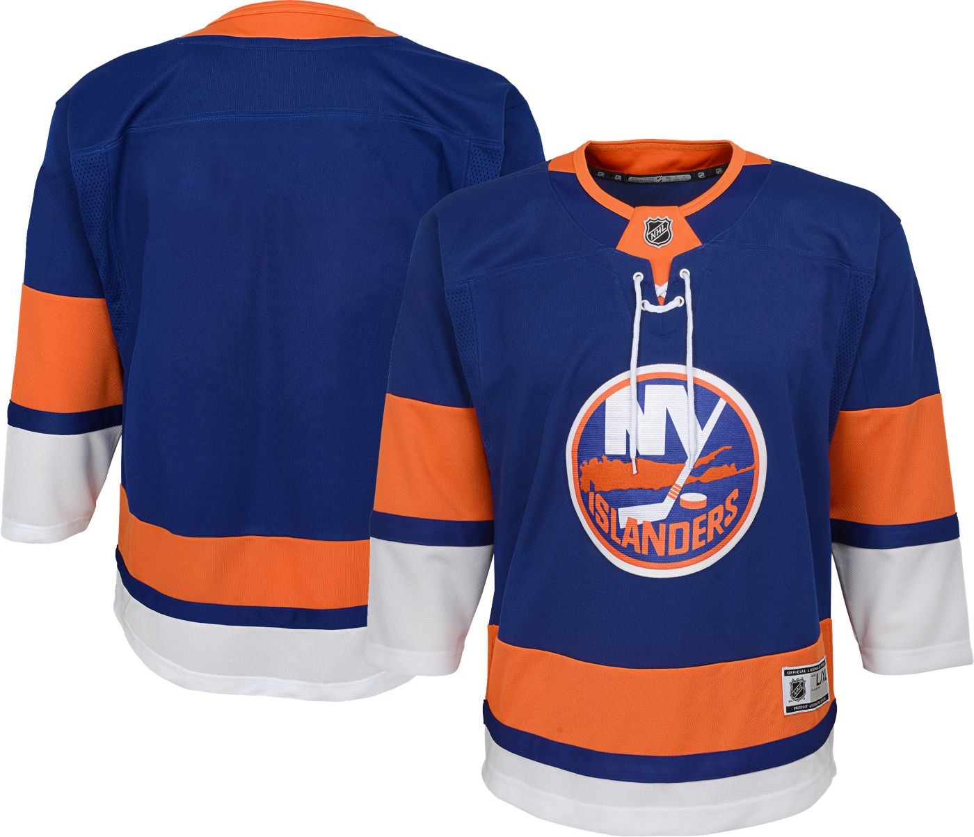 NHL Youth New York Islanders Premier Home Blank Jersey ...