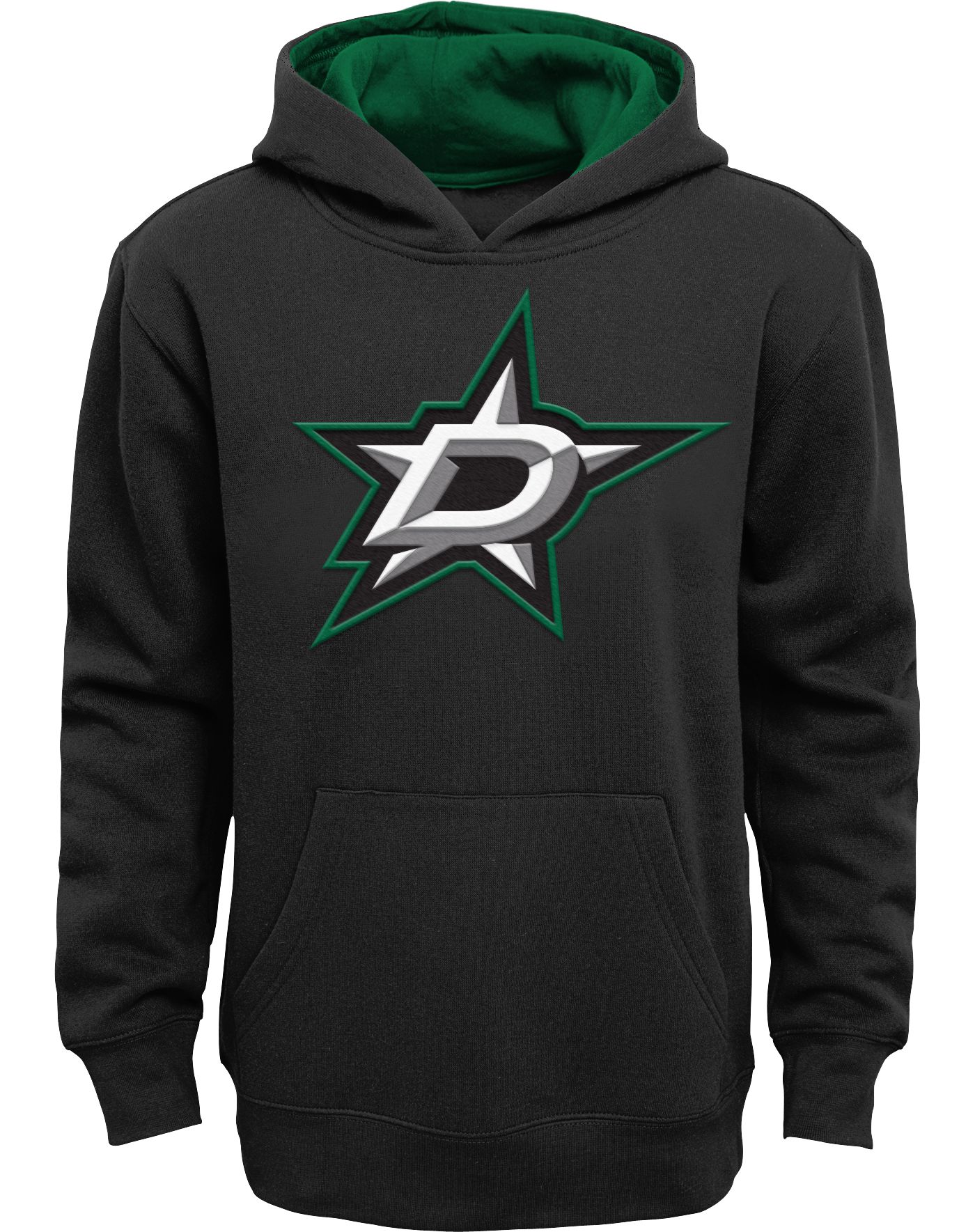 NHL Youth Dallas Stars Prime Fleece Black Pullover Hoodie DICK'S