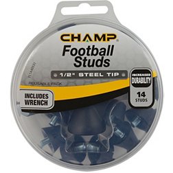 Champ Steel Tip Football Stud 1/2" Spikes - 14 Pack