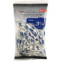 Pride PTS 3.25" Blue on White ProLength Plus Tees - 83 Pack