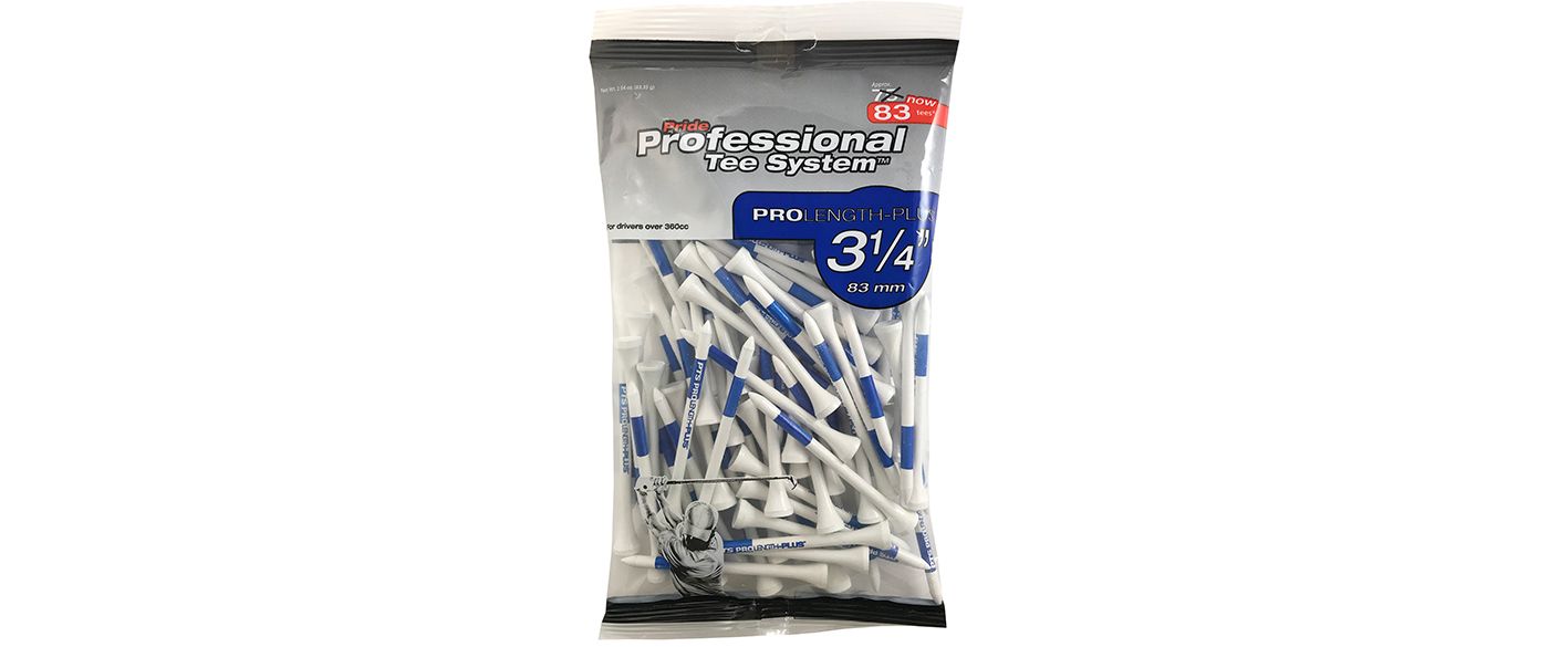 Pride Professional Tee System Performance 3.25” Golf Tees 75Pack
