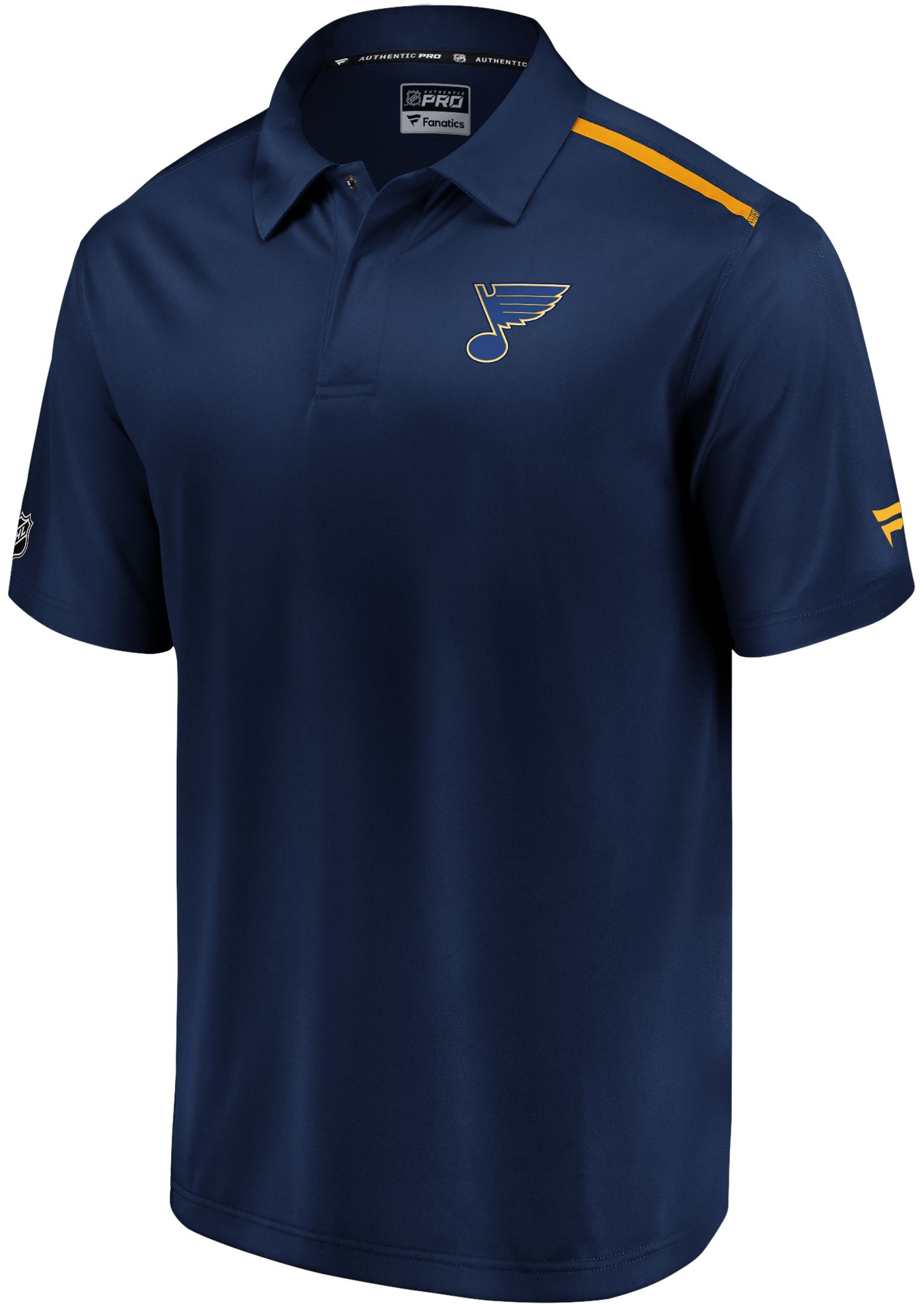 NHL Men&#39;s St. Louis Blues Authentic Pro Rinkside Navy Polo | DICK&#39;S Sporting Goods