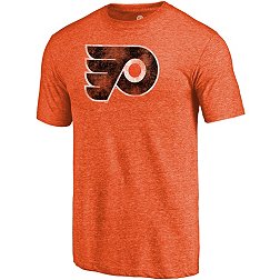 NHL Men's Philadelphia Flyers Logo Tri-Blend Orange T-Shirt