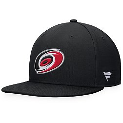 NHL Adult Carolina Hurricanes Logo Black Adjustable Hat
