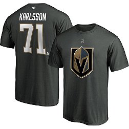NHL Men's Vegas Golden Knights William Karlsson #71 Grey Player T-Shirt