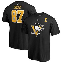 NHL Men's Pittsburgh Penguins Sidney Crosby #87 Black Player T-Shirt
