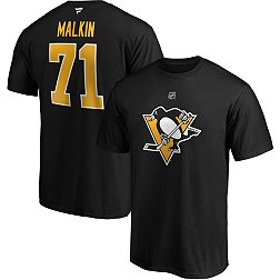 NHL Men's Pittsburgh Penguins Evgeni Malkin #71 Black Player T-Shirt
