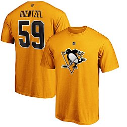 NHL Men's Pittsburgh Penguins Jake Guentzel #59 Gold Player T-Shirt