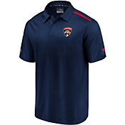 NHL Men's Florida Panthers Authentic Pro Rinkside Navy Polo