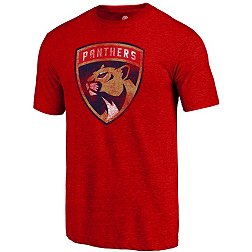 NHL Men's Florida Panthers Logo Tri-Blend Red T-Shirt