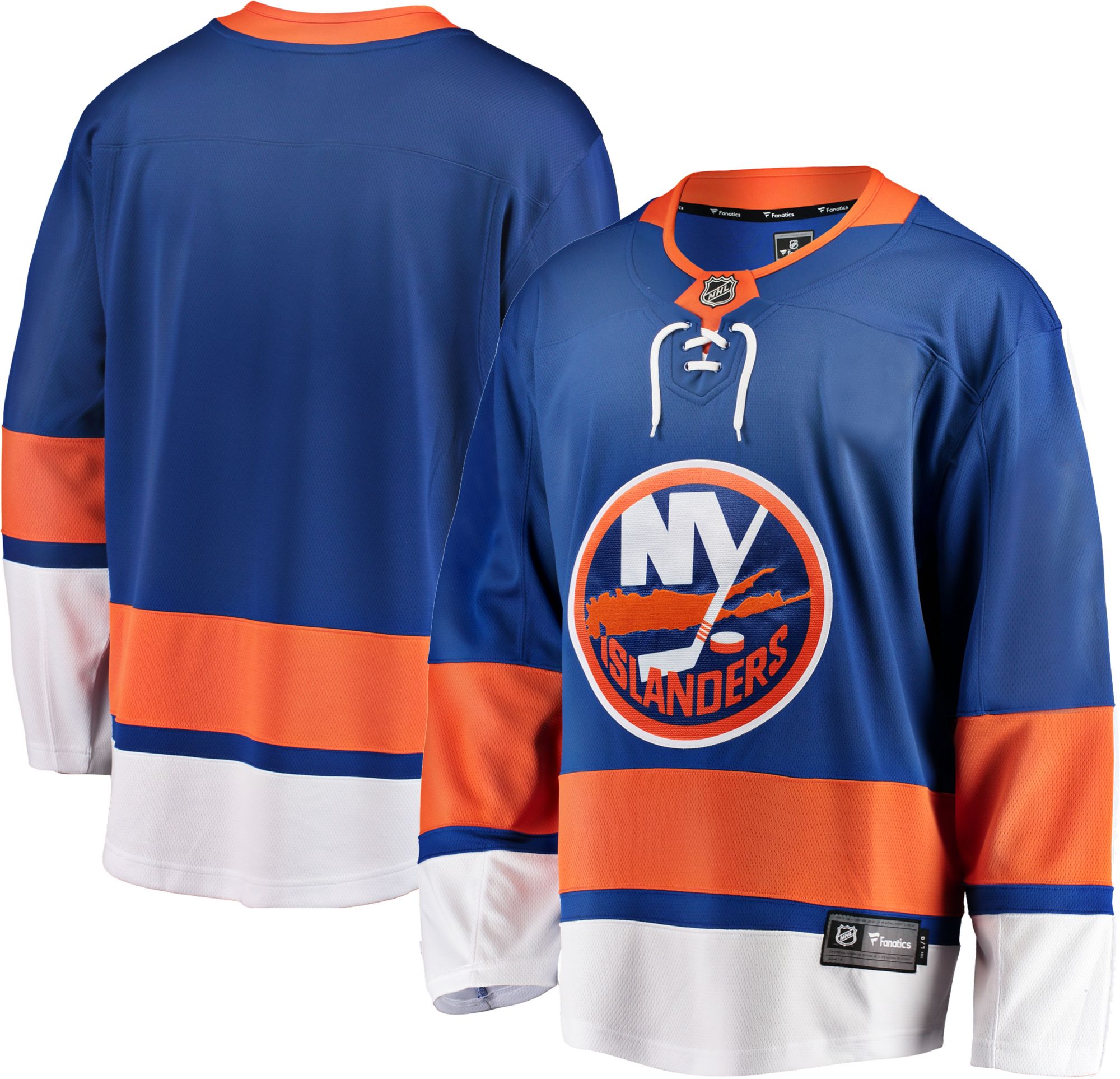 NHL Adult New York Islanders Custom Breakaway Home Replica Jersey