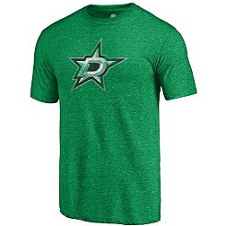 NHL Men's Dallas Stars Green Logo Tri-Blend T-Shirt