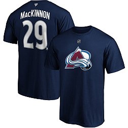 NHL Men's Colorado Avalanche Nathan MacKinnon #29 Navy Player T-Shirt