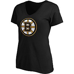 Boston Bruins Women's Plus Size Two-Pack V-Neck T-Shirt Sleep Set -  Black/Heathered Gray