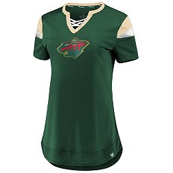 NHL Women's Minnesota Wild Athena Green T-Shirt