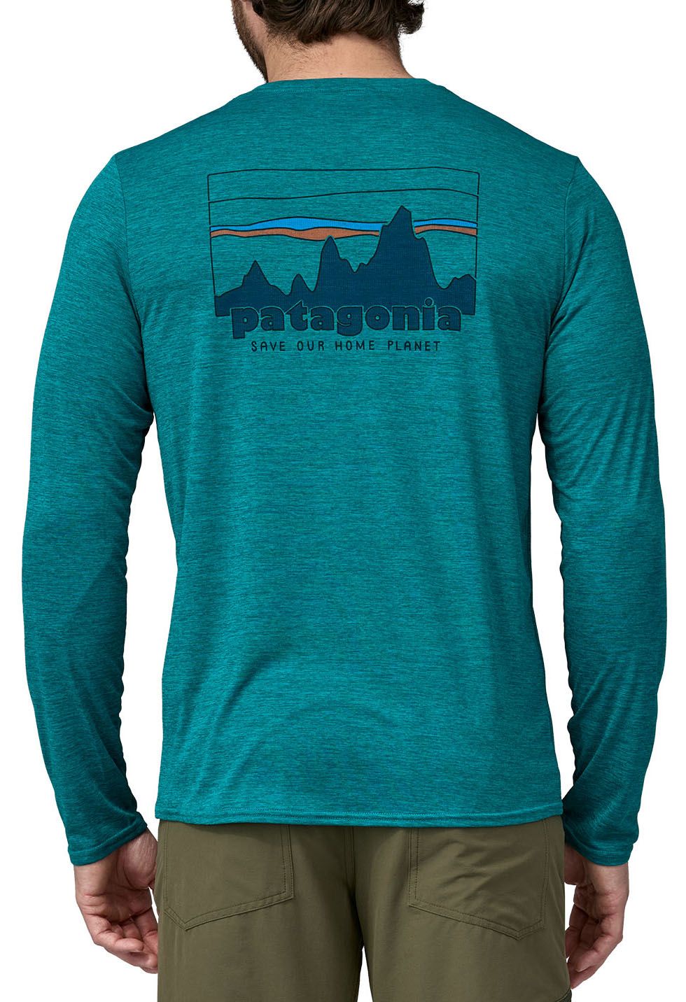 Patagonia Men's Capilene Cool Daily Graphic Long Sleeve Shirt