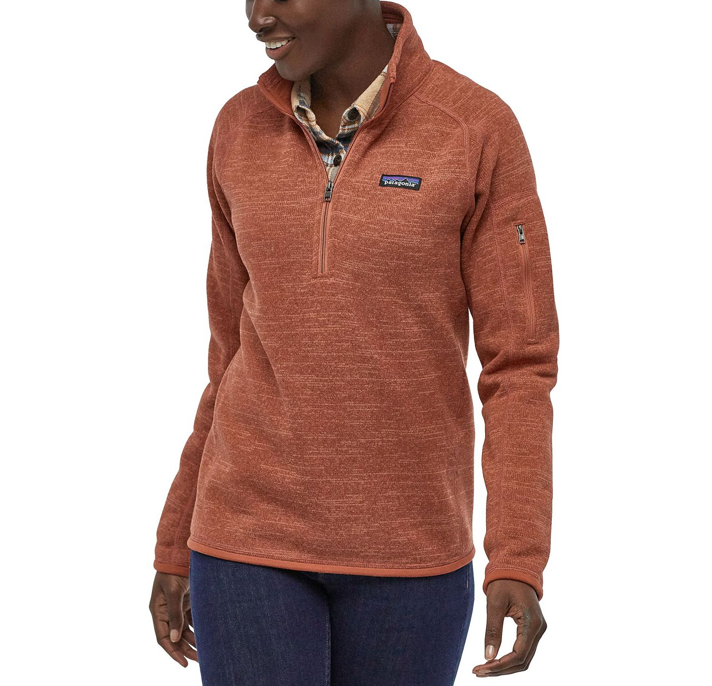 patagonia better sweater brown