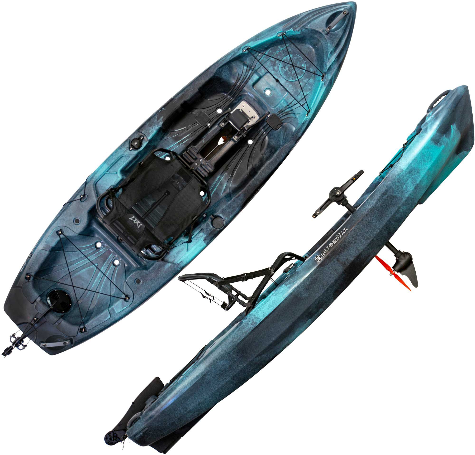 Photos - Kayak / Canoe Perception Crank 10.0 Pedal Drive Kayak, Dapper 19PTNUCRNK10PDLDRPSK