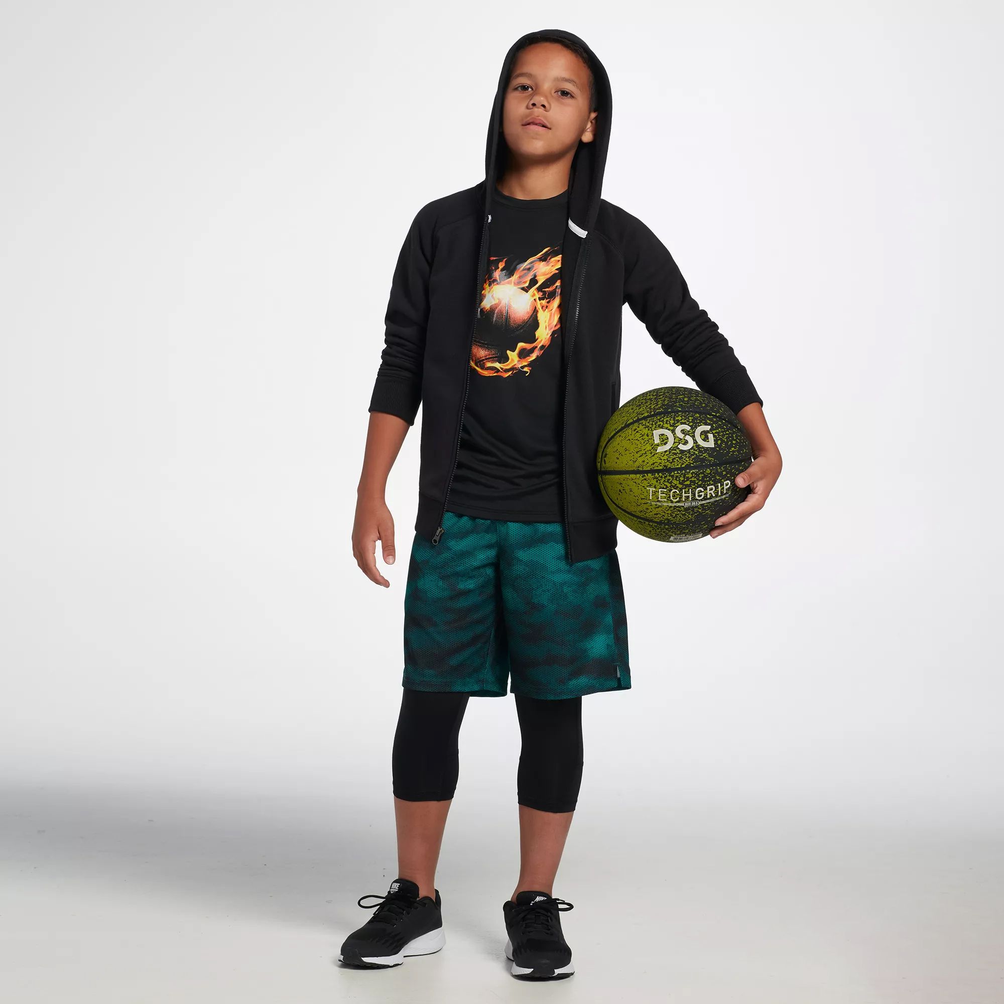 DSG Boys' 3/4 Compression Tights