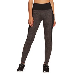 DSG Compression Pants Womens Small Black Gray Stretch Side Pockets Running  Yoga