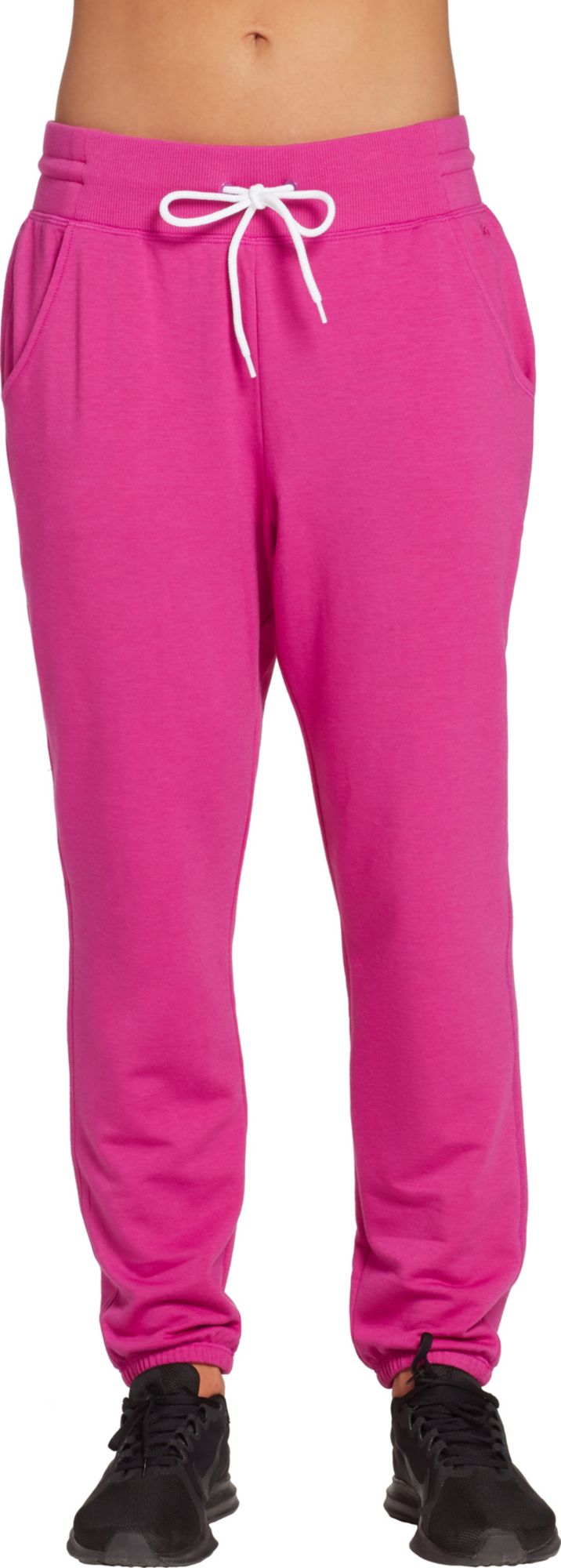 dark pink joggers