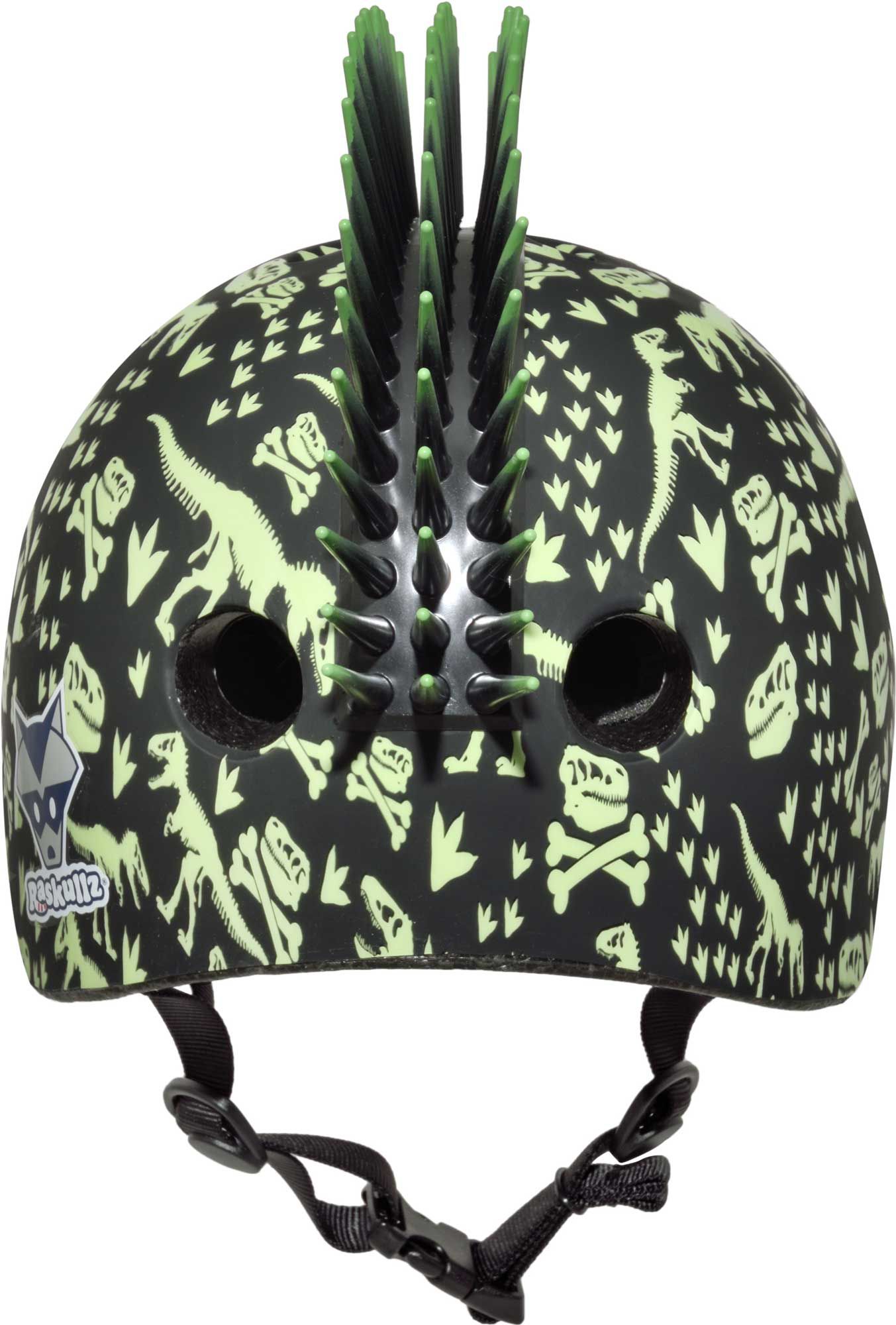 Raskullz Toddler T-Rex Bones Mohawk Bike Helmet