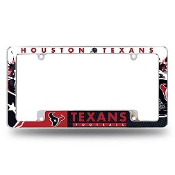 Rico Houston Texans Chrome License Plate Frame