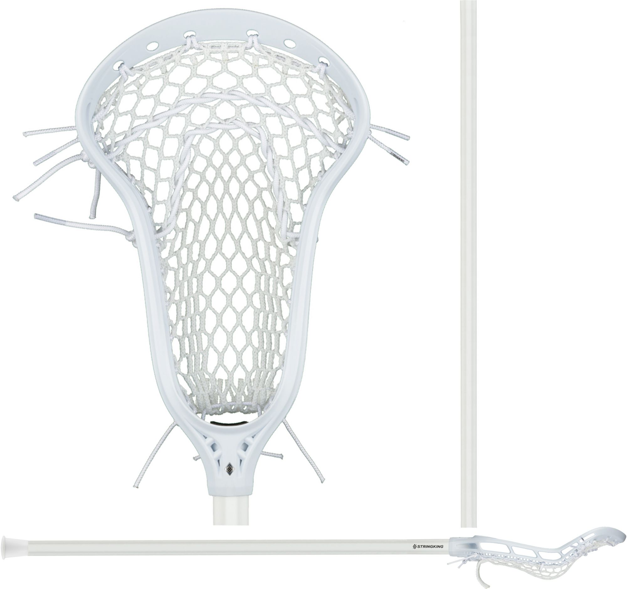 StringKing Women's Complete 2 Pro Defense Lacrosse Stick - Type 4 Mesh Pocket - Metal 3 Pro Shaft