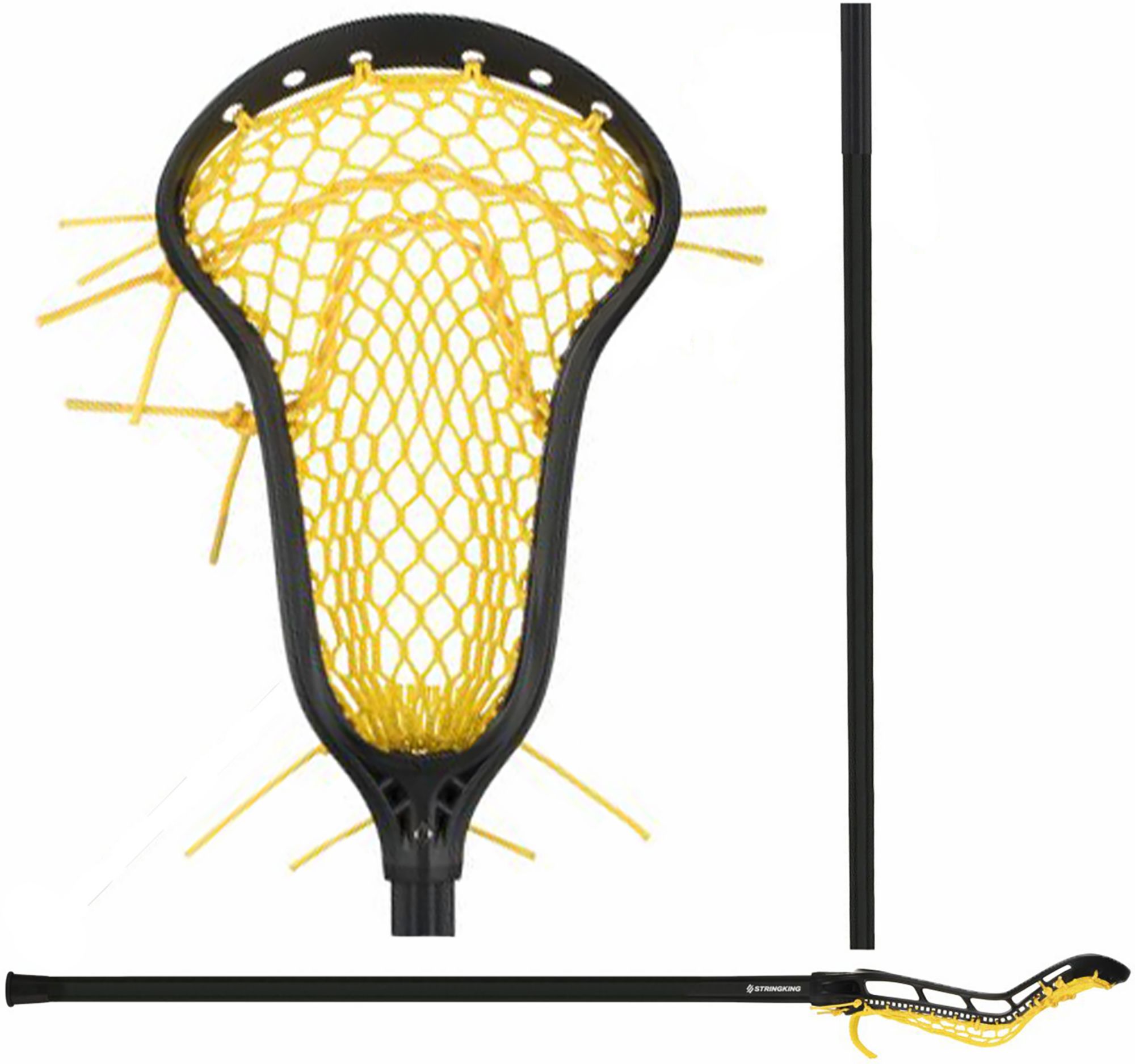 StringKing Women's Complete 2 Pro Defense Lacrosse Stick - Type 4 Mesh Pocket - Composite 2 Pro Shaft