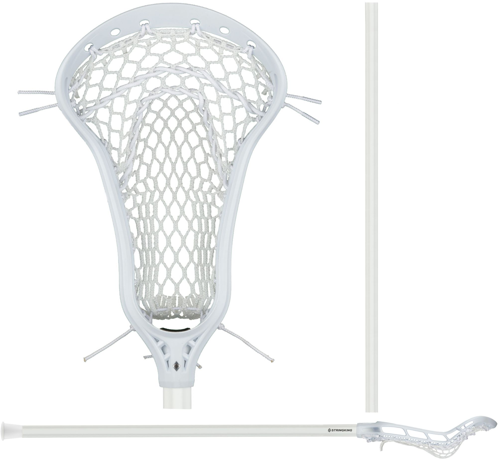 StringKing Women's Complete Lacrosse Stick - Type 4 Mesh Pocket - Metal 2 Shaft